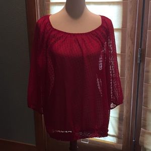 Delicious red topper